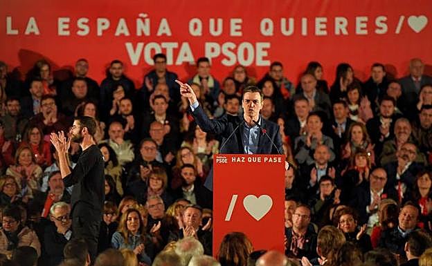 Cierre de campaña del PSOE en Valencia.