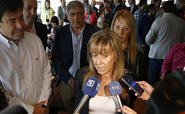 La cabeza lista de la coalición PP-Foro al Congreso por Asturias, Paloma Gázquez