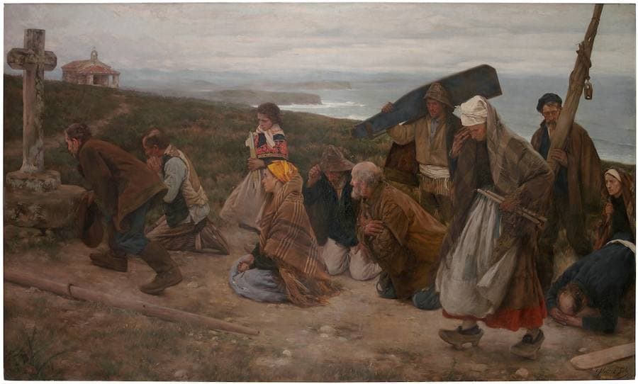 El Museo del Prado cuenta con una notable colección de paisajes asturianos del belga Carlos de Haes pintados en 1874 y con la obra de una decena de artistas nacidos en la región, entre ellos una mujer, la pintora gijonesa del siglo XIX Julia Alcayde Montoya.