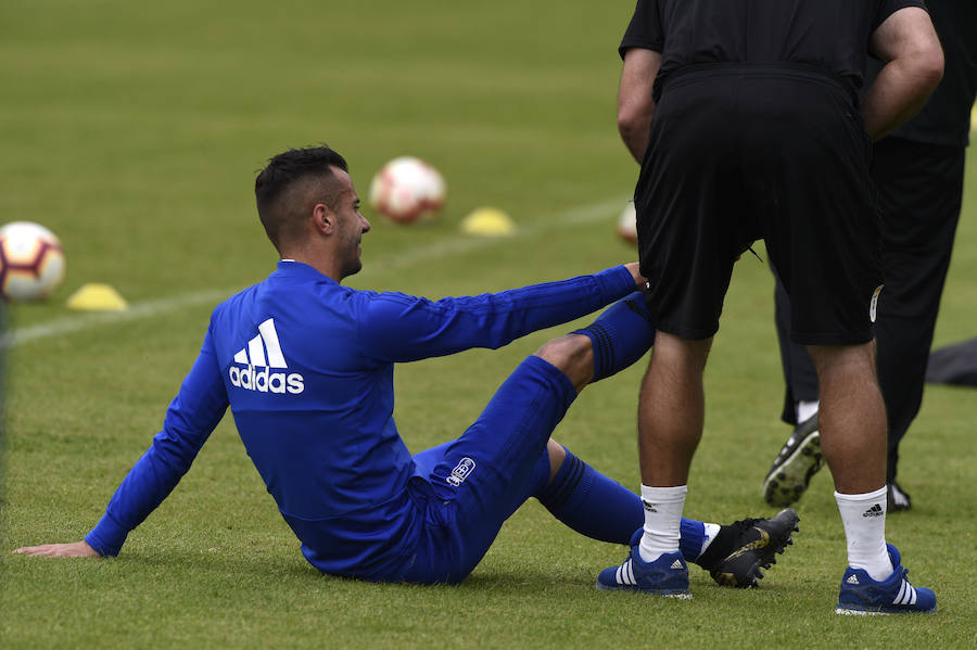 Los azules preparan su próximo encuentro ante el Granada