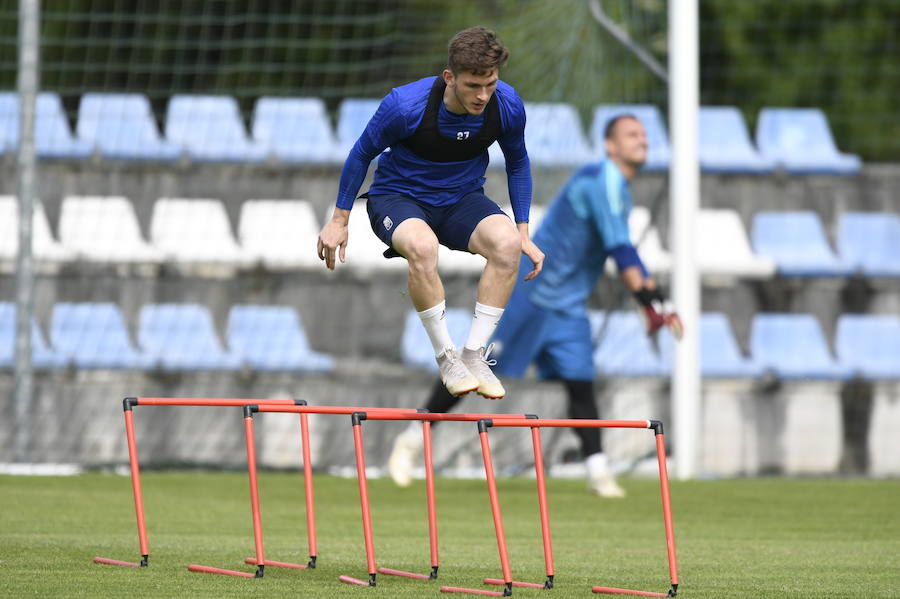 Fotos: Entrenamiento del Real Oviedo (08/05/2019)