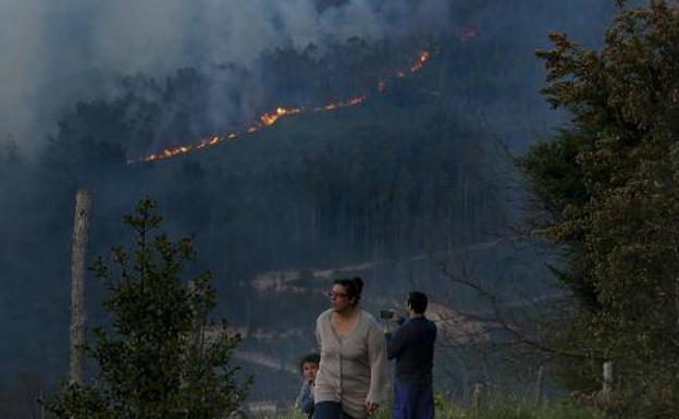Fotos: así quedó la zona arrasada por las llamas en la Sierra de Sollera