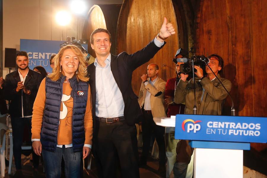 El presidente del PP ha participado en un acto en el llagar Castañón, junto a la candidata a la presidencia del Principado, Teresa Mallada, y el candidato a la Alcaldía de Villaviciosa, Andrés Buznego