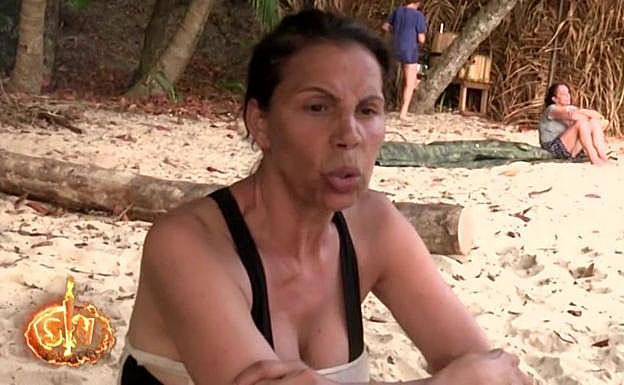 Toñi Salazar en 'Supervivientes'. 