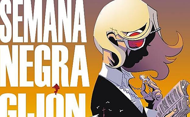 El cartel de la Semana Negra de este año, que firma Víctor Santos, fue presentado ayer.