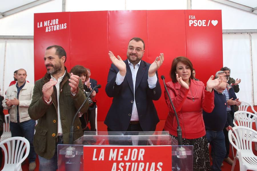 Los candidatos de las siete principales formaciones políticas participan en los últimos actos de la campaña antes de los comicios autonómicas y municipales del 26 de mayo.