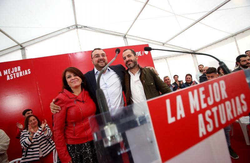 Los candidatos de las siete principales formaciones políticas participan en los últimos actos de la campaña antes de los comicios autonómicas y municipales del 26 de mayo.