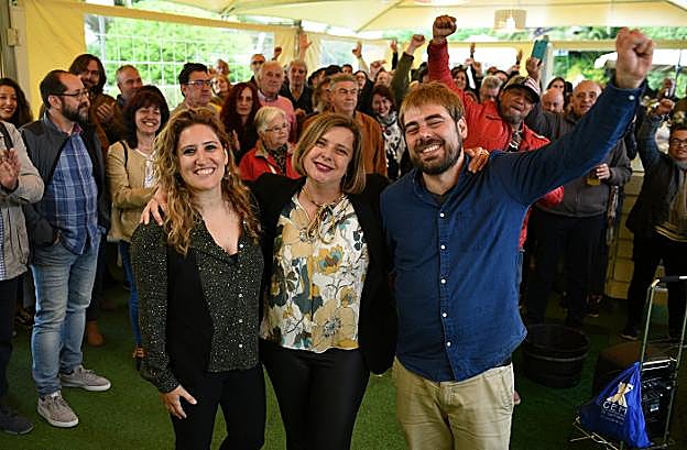 Anabel Santiago, Ana Taboada y Daniel Ripa. :: S. O.
