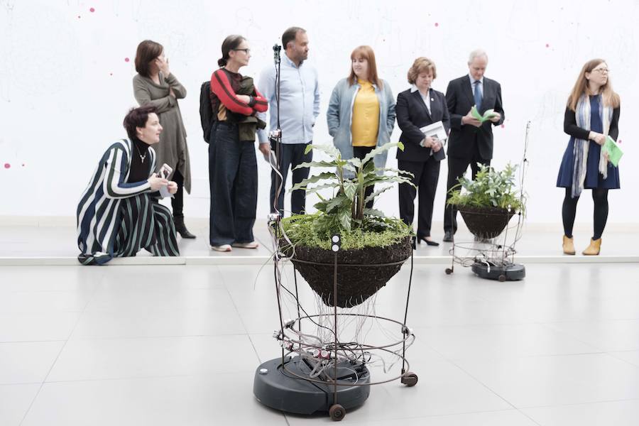 Aline Veillat 'Pas de deux en vert el contre'.