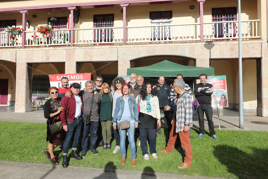 Ganemos Avilés eligió Llaranes para cerrar campaña.