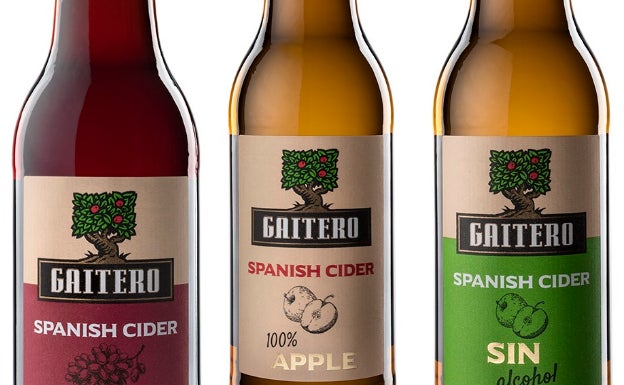 De izquierda a derecha, Red Grape, 100% Apple y Sin.