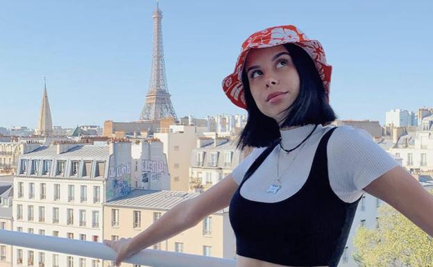 Arii, la 'instagramer' estadounidense, en una visita a París. :