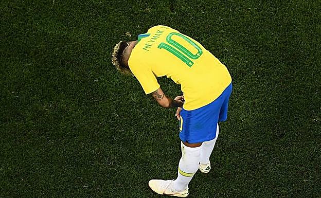 Neymar, durante el partido ante Suiza. 