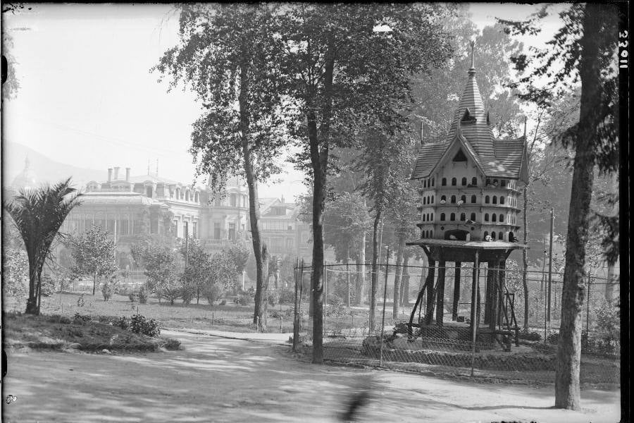 Pajarera en el Campo de San Francisco.