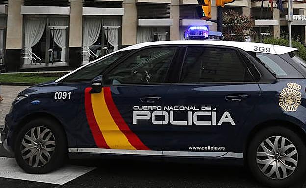 Coche de la Policía Nacional.