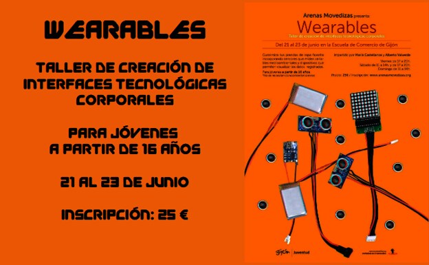 «Wearables». Taller para jóvenes en Arenas Movedizas