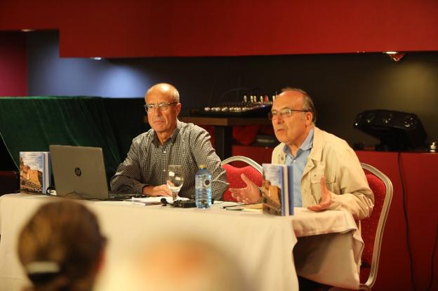 Florentino García y José Luis García en la presentación. 