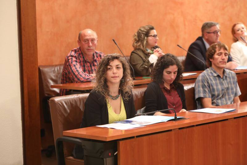 La alcaldesa revalida su cargo en un pleno en el que todos los grupos mostraron su disposición a trabajar por la ciudad.