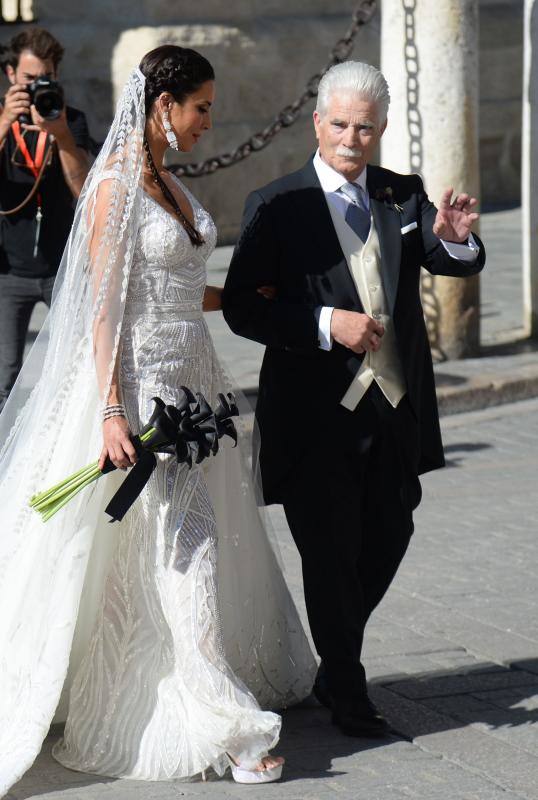 Fotos: Así han sido los looks de los invitados a la boda de Sergio Ramos y Pilar Rubio