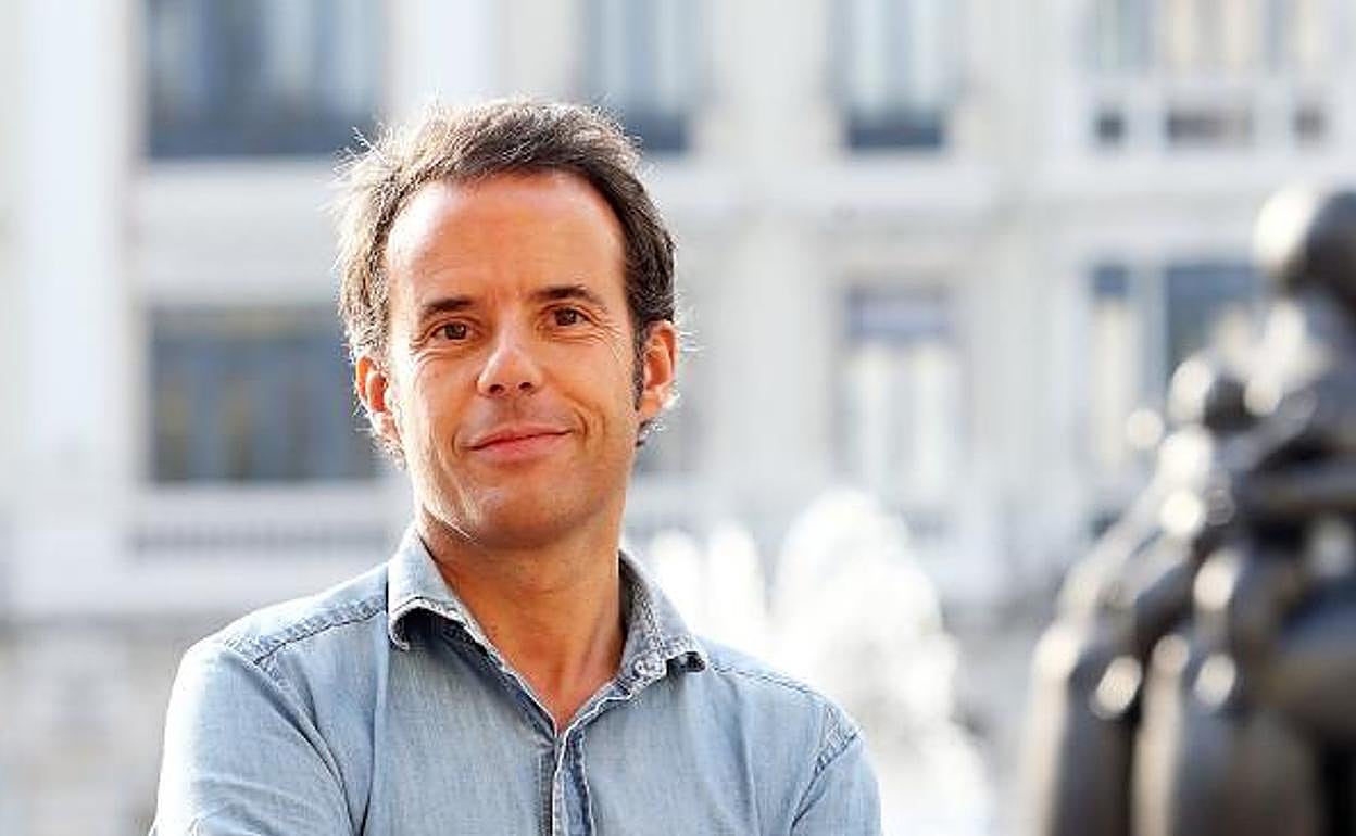 Nacho Cuesta, ayer, en la Escandalera. 