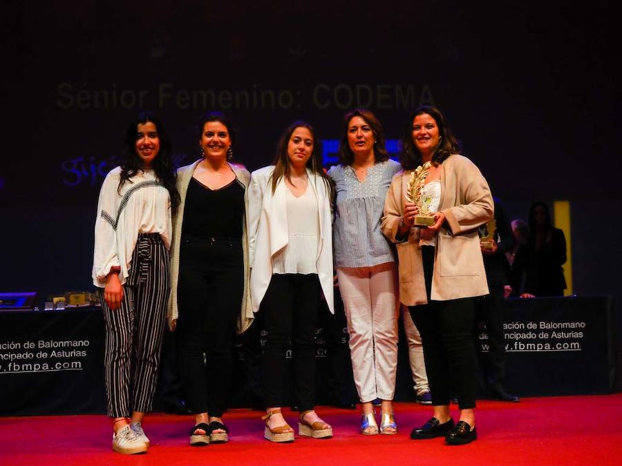 Fue una jornada para el reconocimiento a los jugadores y aquellas personas que durante toda la temporada trabajan por y para el balonmano asturiano