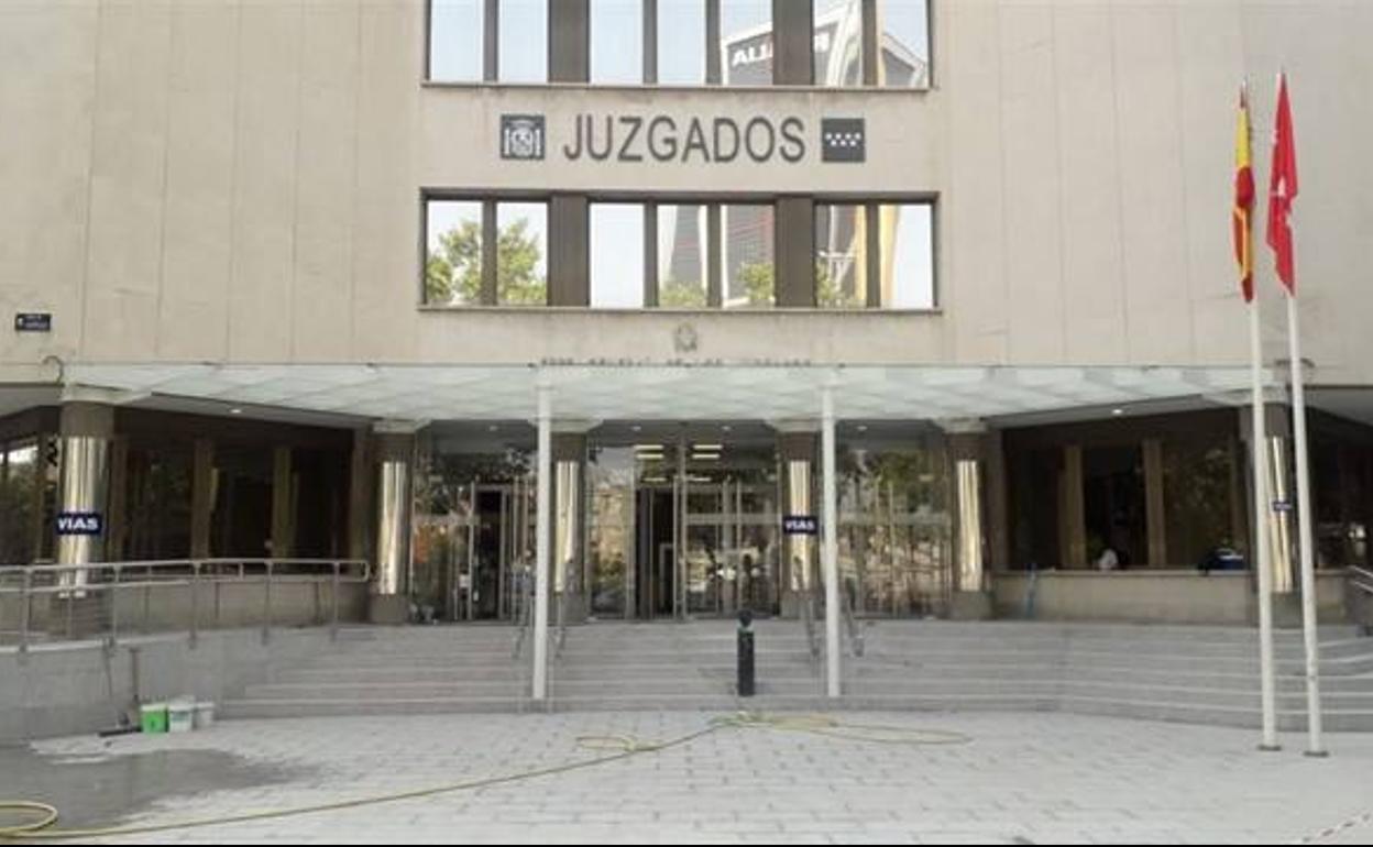 Juzgados de Plaza de Castilla, en Madrid.