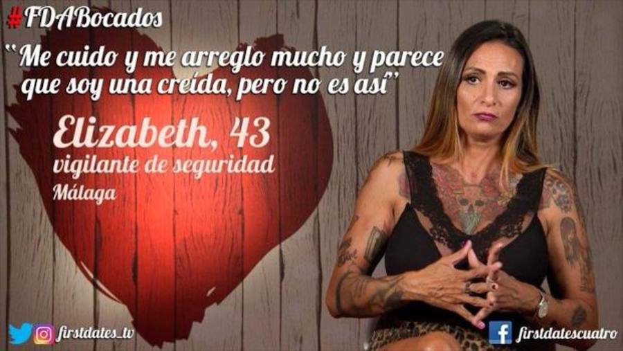 Elisabeth, durante su participación en First Dates.