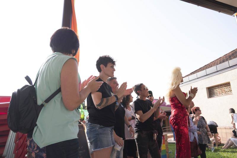 En Gijón el 'Orgullín del Norte' daba el pistoletazo de salida con el desfile gijonés que arrancó a las 17 horas del paseo de Begoña bajo el lema 'Ley integral trans ya'.