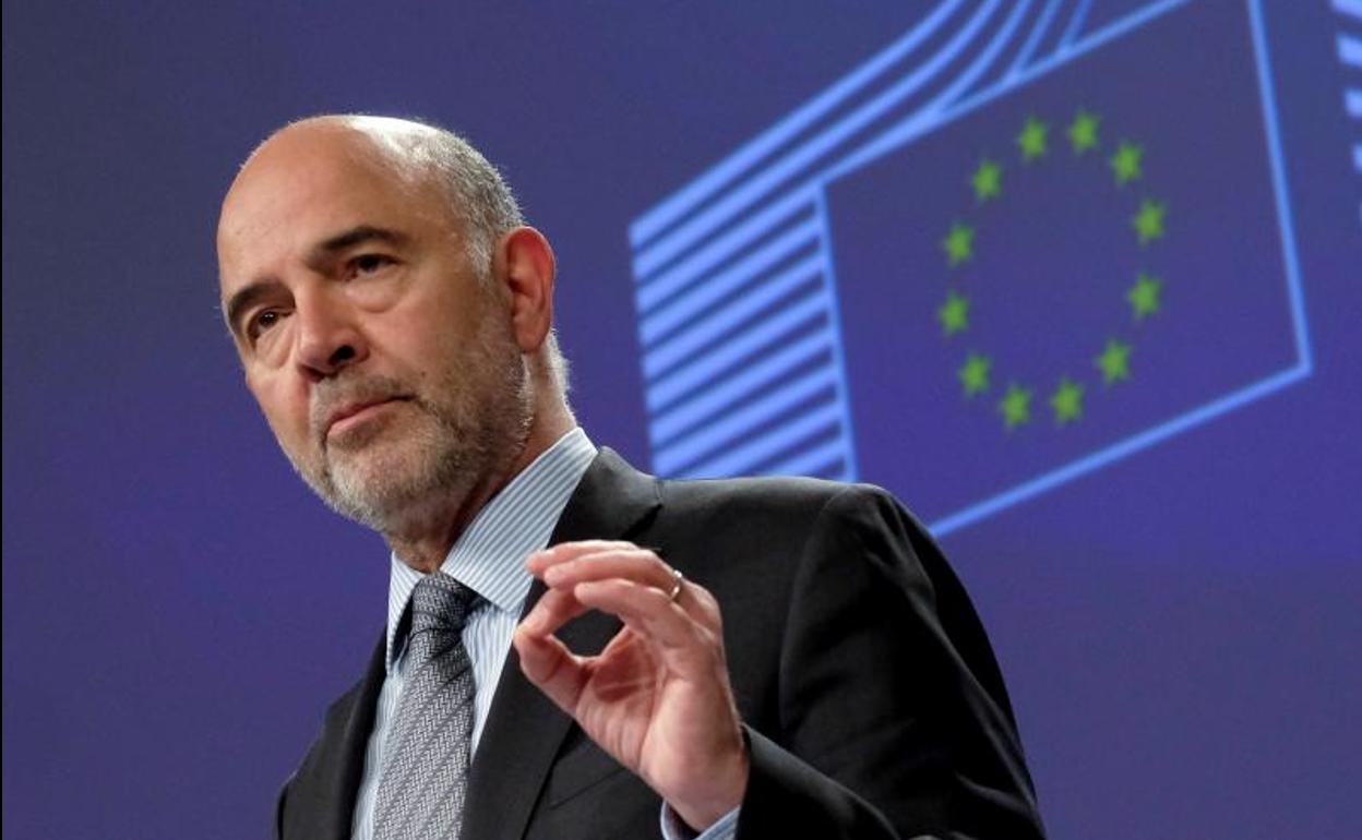 El Comisario de Asuntos Económicos, Pierre Moscovici.