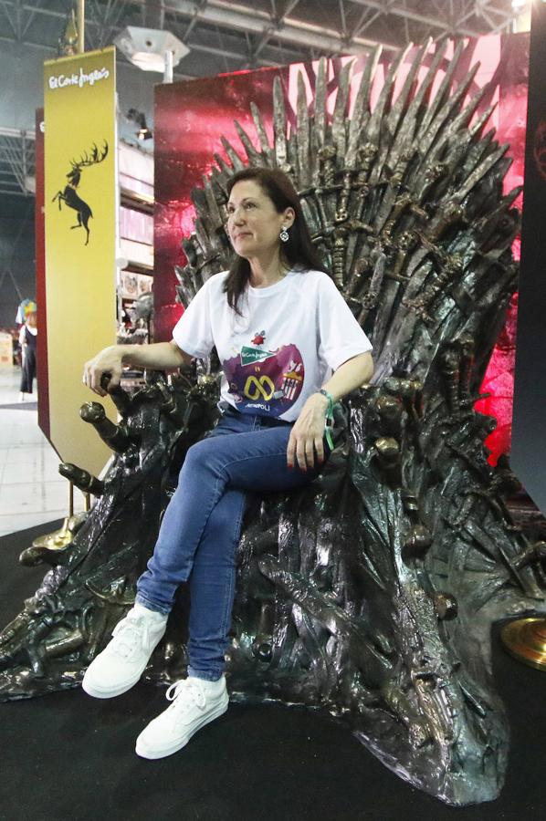 El trono de hierro de 'Juego de Tronos' gran atracción de la convención
