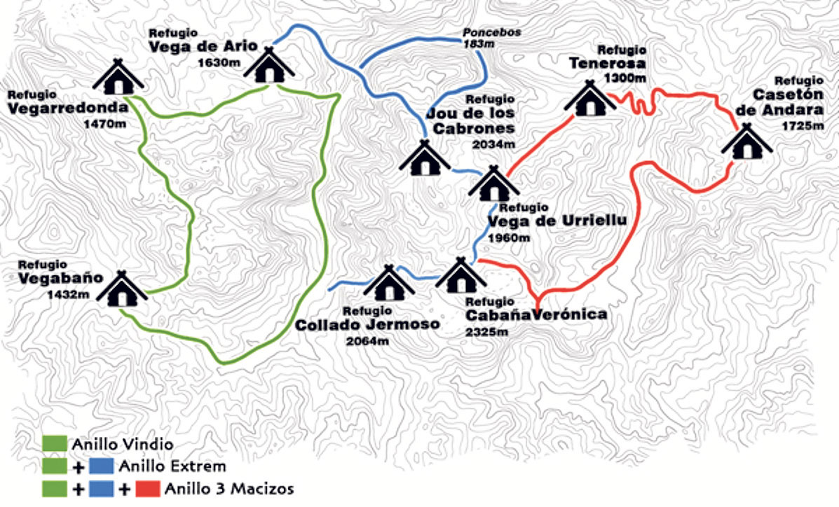 El Anillo de Picos, creado hace unos años por los refugieros, logra atraer cada año a miles de personas.