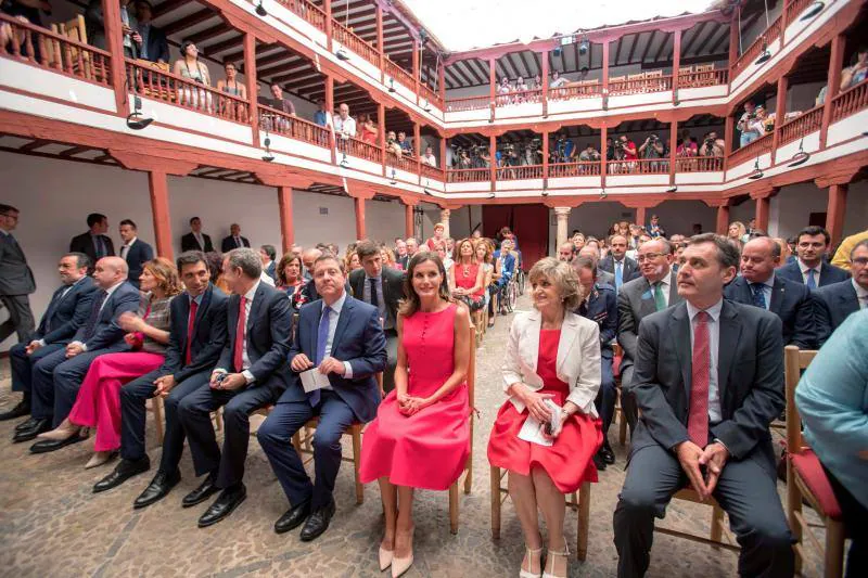 La reina Letizia estuvo este martes en Almagro, donde entregó los premios que llevan su nombre.
