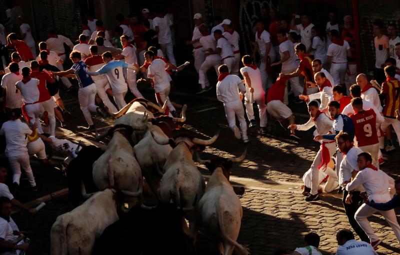 Fotos: Emocionante encierro de los toros de Victoriano del Río