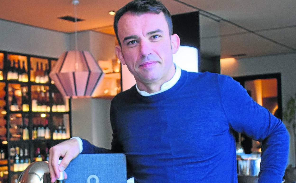 Marcos Granda, en su restaurante de Madrid. 