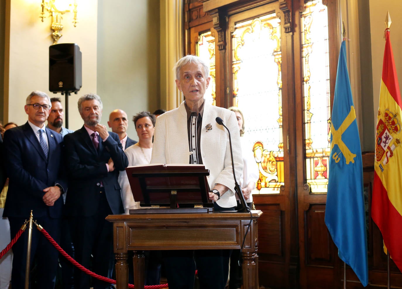 Carmen Suárez, consejera de Educación.