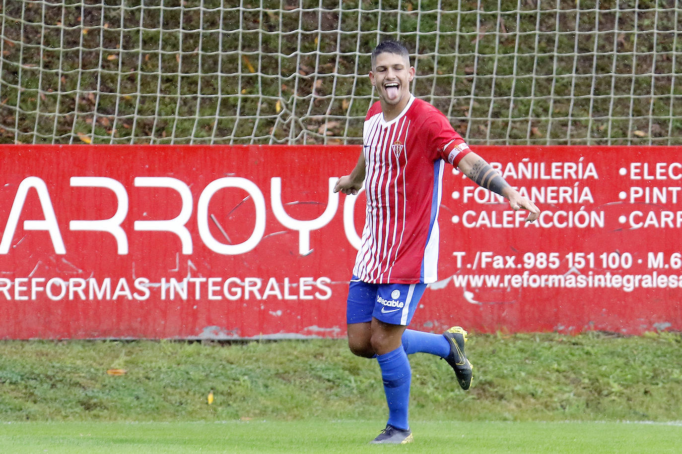 El Sporting B suma ante el Caudal su segunda victoria en la pretemporada