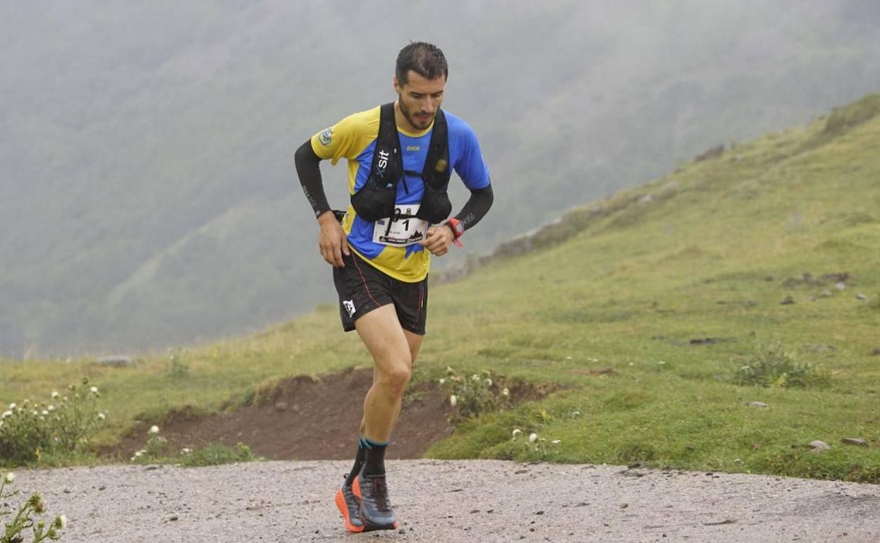 Somohano, durante la prueba.