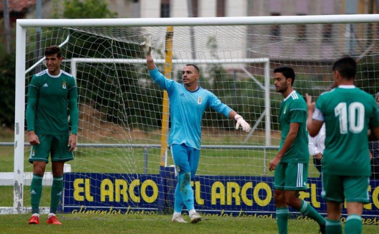 Imagen del Real Oviedo durante el partido de pretemporada ante el Unionistas de Salamanca.