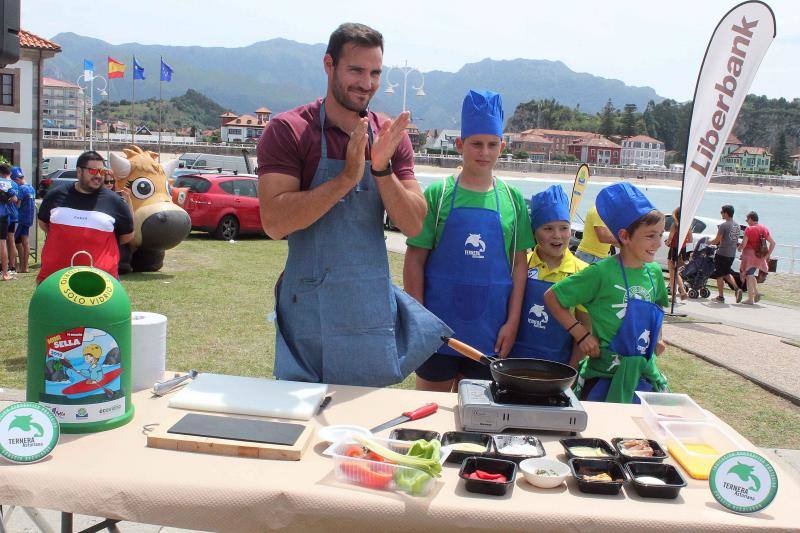Cientos de niños tomaron parte en el Mini Sella, en el que será un aperitivo de la prueba grande que se celebrará el próximo sábado. 