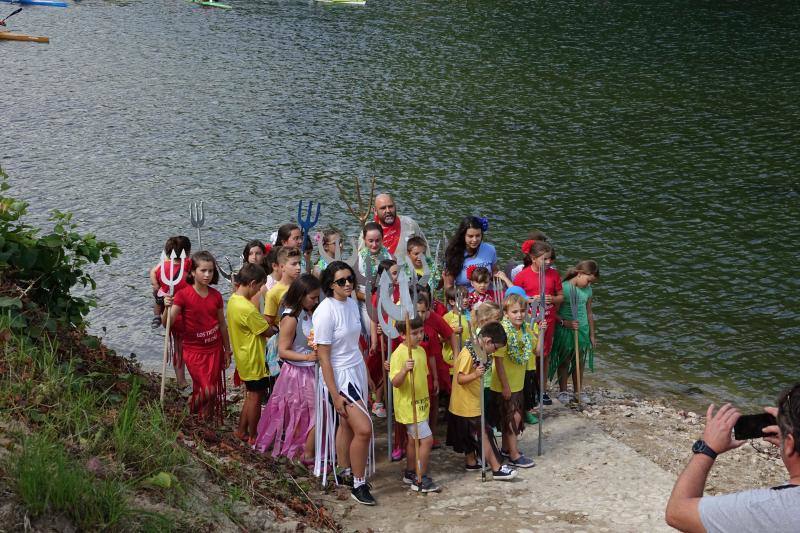 Cientos de niños tomaron parte en el Mini Sella, en el que será un aperitivo de la prueba grande que se celebrará el próximo sábado. 