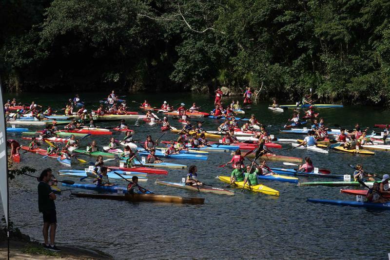 Cientos de niños tomaron parte en el Mini Sella, en el que será un aperitivo de la prueba grande que se celebrará el próximo sábado. 