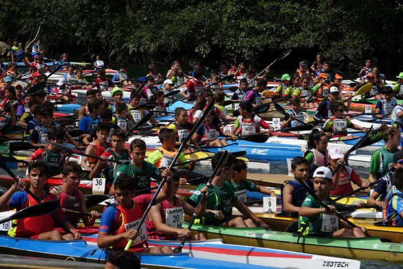 Cientos de niños tomaron parte en el Mini Sella, en el que será un aperitivo de la prueba grande que se celebrará el próximo sábado. 
