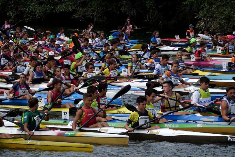 Cientos de niños tomaron parte en el Mini Sella, en el que será un aperitivo de la prueba grande que se celebrará el próximo sábado. 