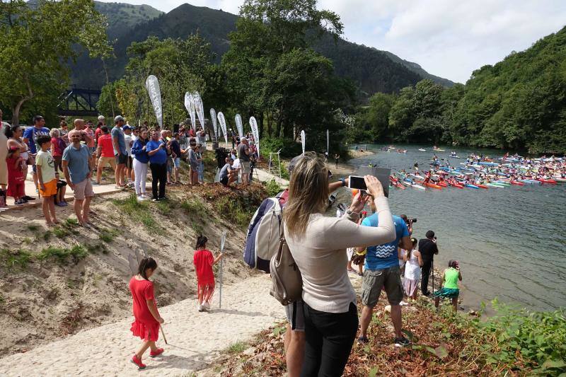 Cientos de niños tomaron parte en el Mini Sella, en el que será un aperitivo de la prueba grande que se celebrará el próximo sábado. 