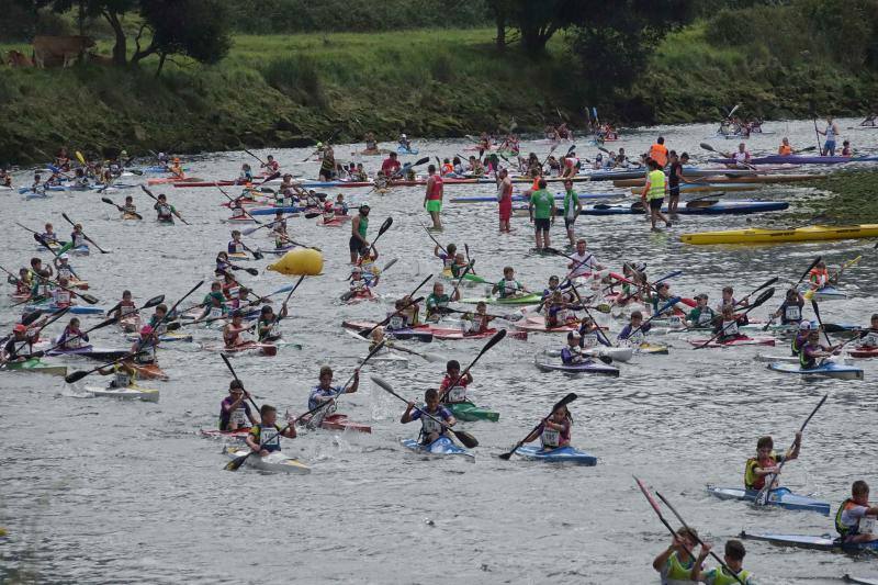 Cientos de niños tomaron parte en el Mini Sella, en el que será un aperitivo de la prueba grande que se celebrará el próximo sábado. 
