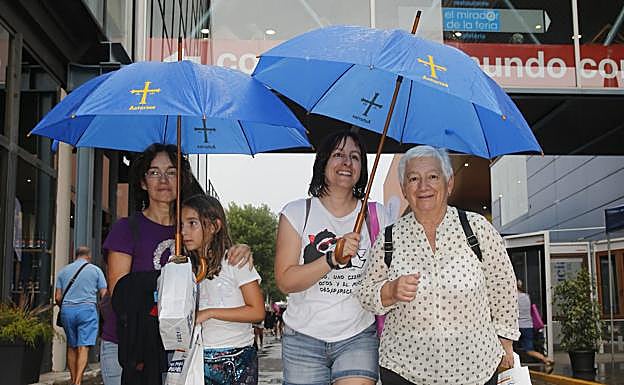 El estand de EL COMERCIO en la feria 