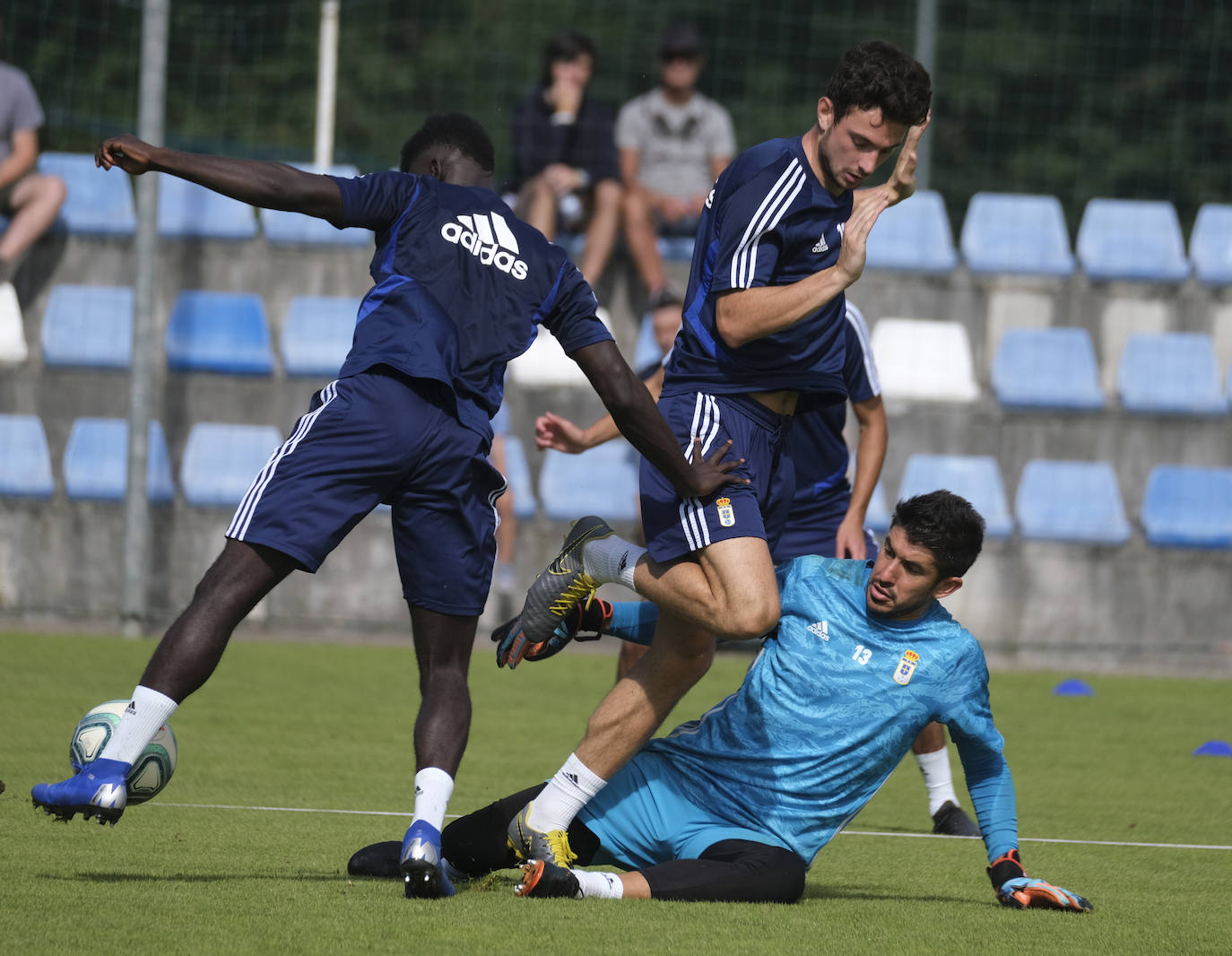 Fotos: Entrenamiento del Real Oviedo del 14 de agosto de 2019