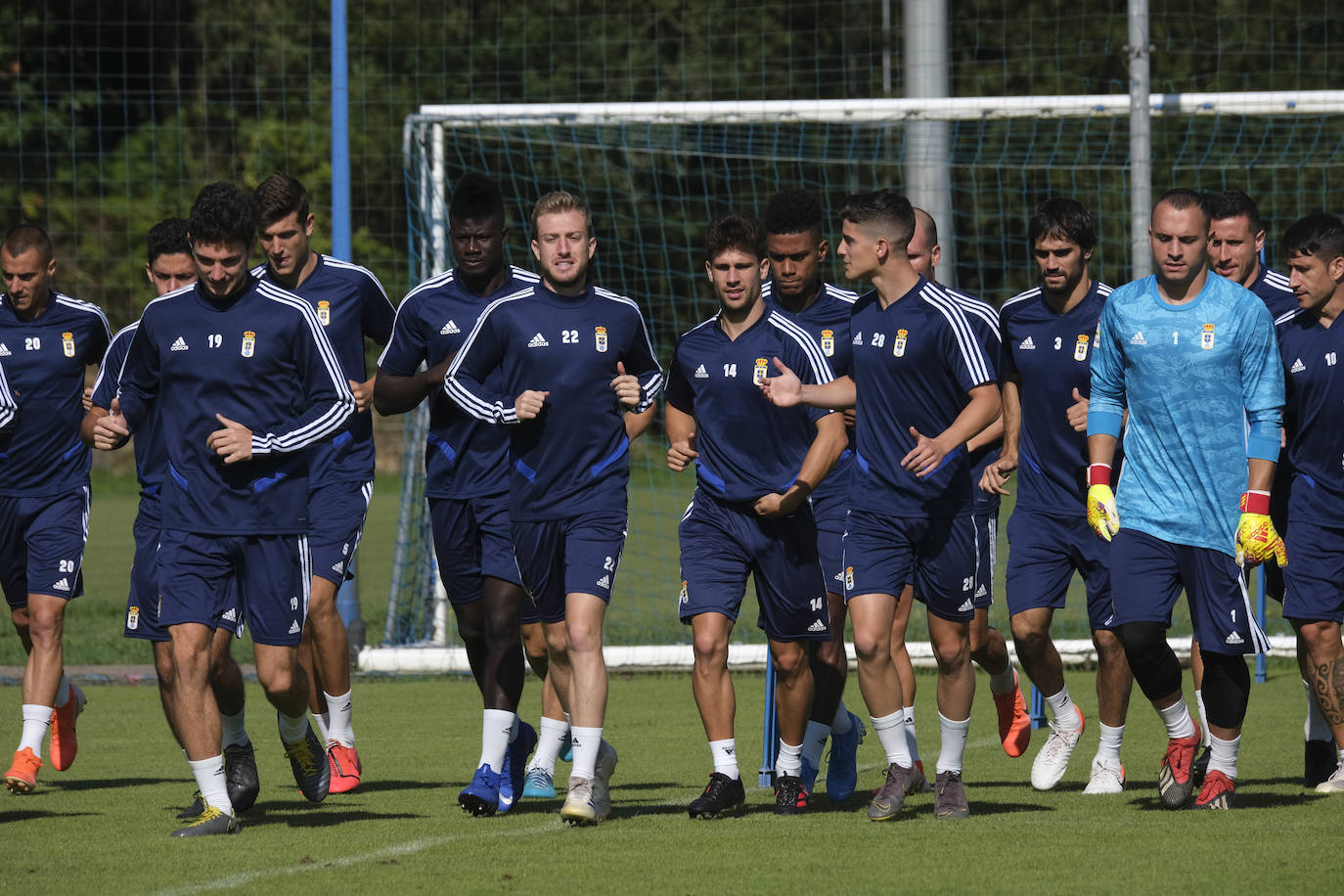 Fotos: Entrenamiento del Real Oviedo del 14 de agosto de 2019