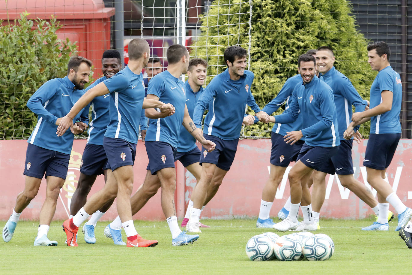 Fotos: Entrenamiento del Sporting (19/08/2019)