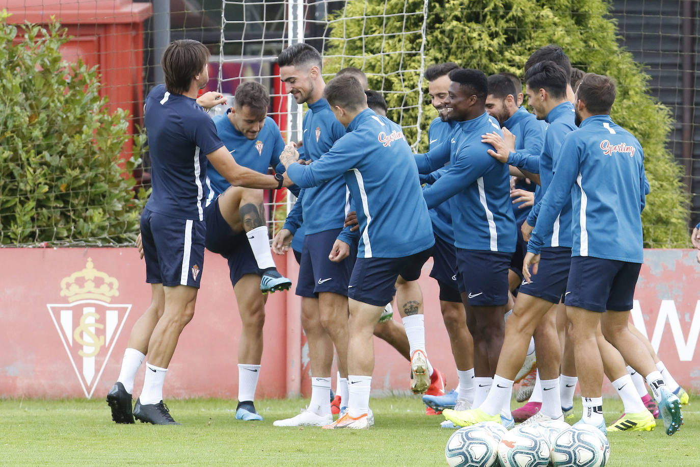 Fotos: Entrenamiento del Sporting (19/08/2019)